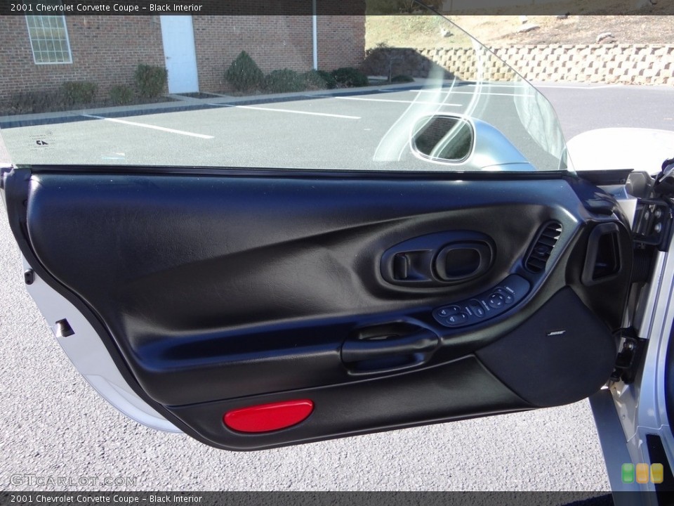 Black Interior Door Panel for the 2001 Chevrolet Corvette Coupe #118757574