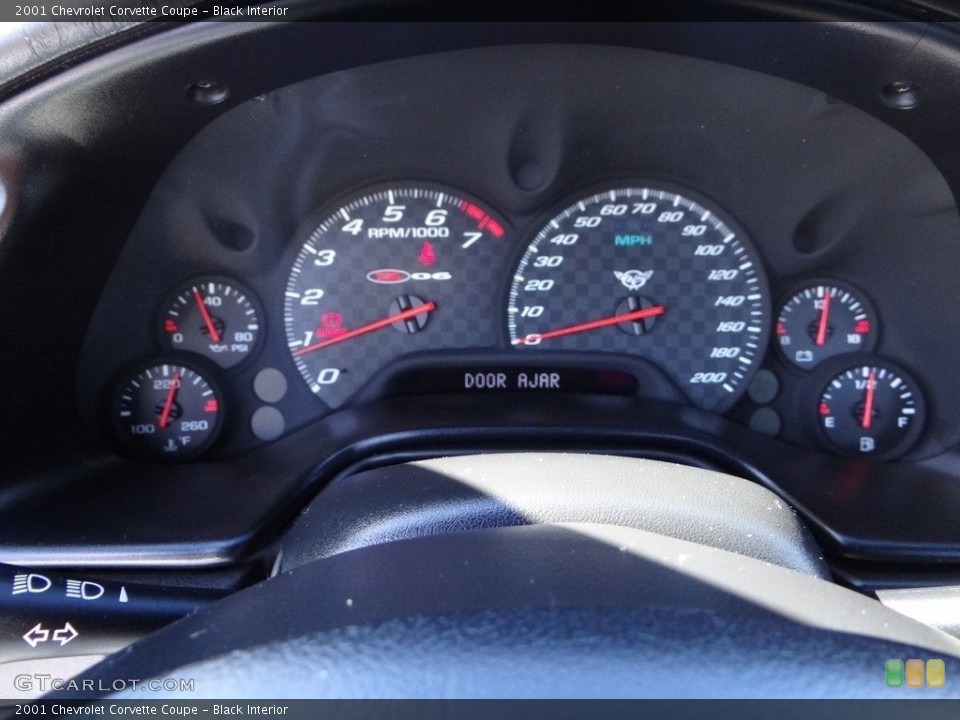 Black Interior Gauges for the 2001 Chevrolet Corvette Coupe #118757771