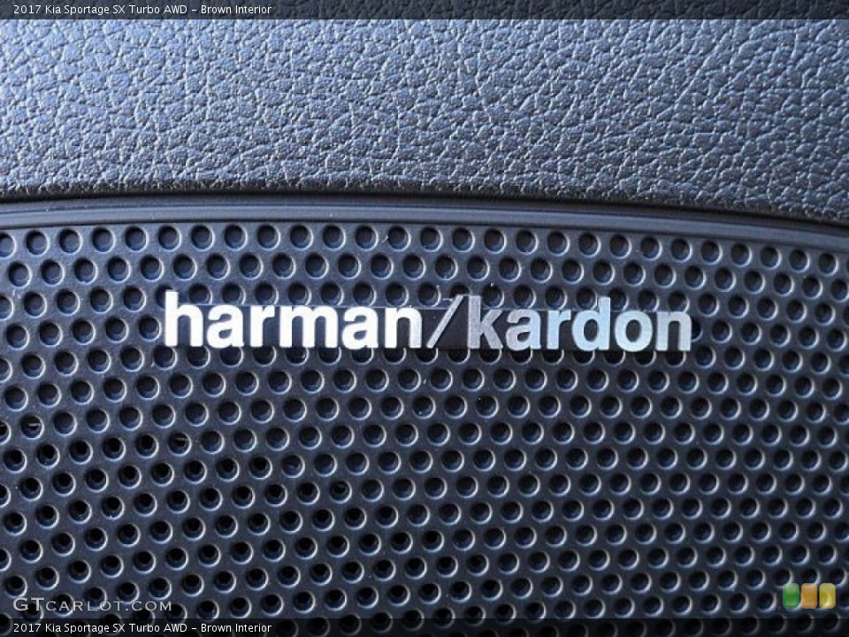 Brown Interior Audio System for the 2017 Kia Sportage SX Turbo AWD #118758123