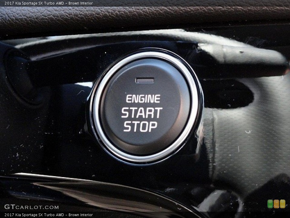 Brown Interior Controls for the 2017 Kia Sportage SX Turbo AWD #118758273