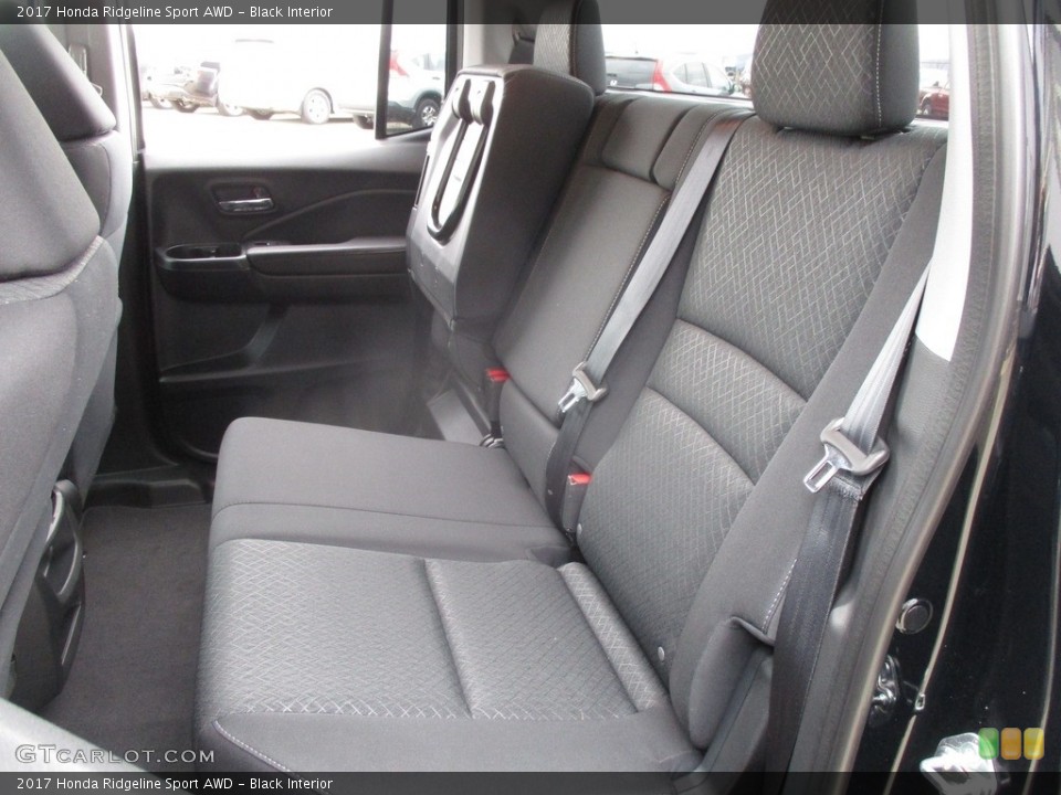 Black Interior Rear Seat for the 2017 Honda Ridgeline Sport AWD #118759461