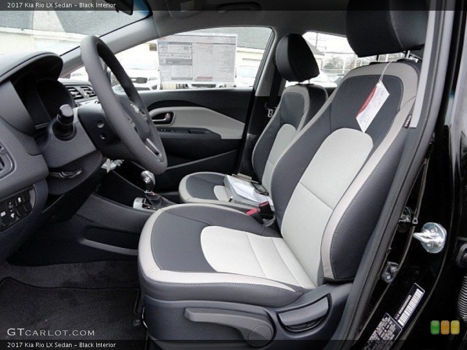 Black Interior Photo for the 2017 Kia Rio LX Sedan #118761329