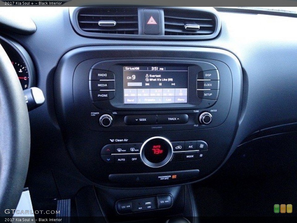Black Interior Controls for the 2017 Kia Soul + #118761506