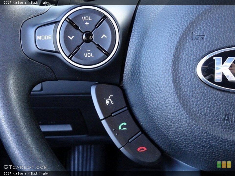 Black Interior Controls for the 2017 Kia Soul + #118761521