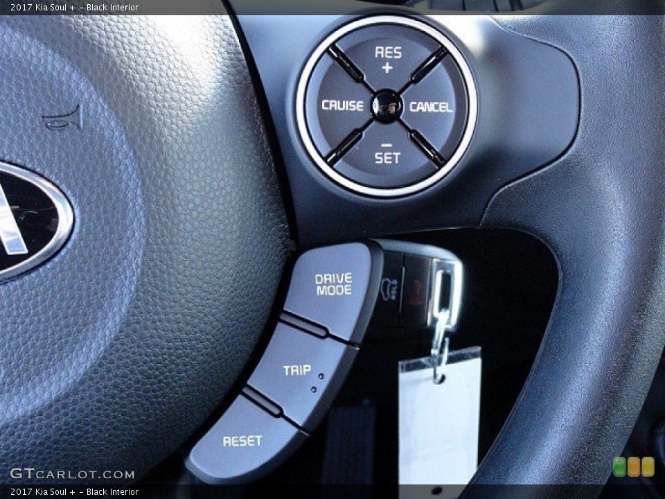 Black Interior Controls for the 2017 Kia Soul + #118761524