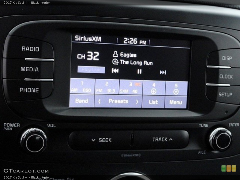 Black Interior Controls for the 2017 Kia Soul + #118761596