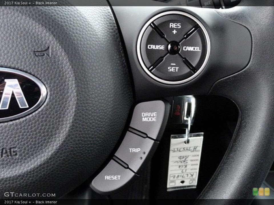 Black Interior Controls for the 2017 Kia Soul + #118761608