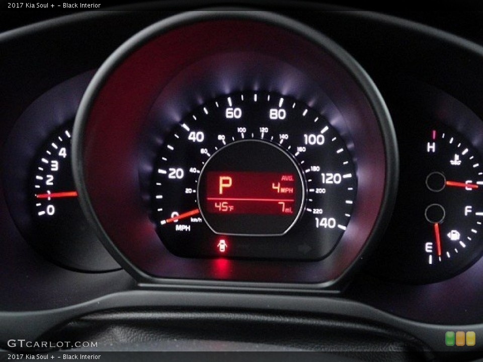 Black Interior Gauges for the 2017 Kia Soul + #118761611