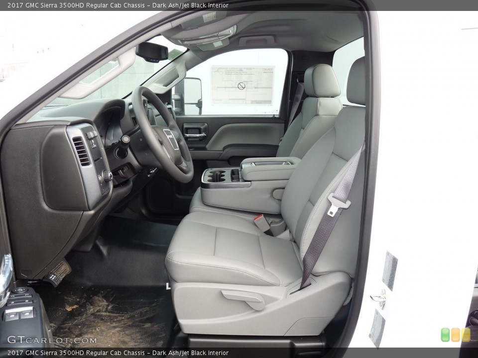 Dark Ash/Jet Black Interior Photo for the 2017 GMC Sierra 3500HD Regular Cab Chassis #118763302