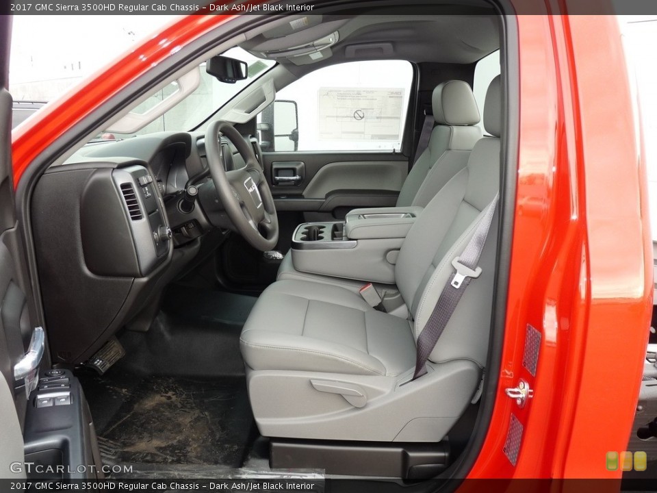 Dark Ash/Jet Black Interior Photo for the 2017 GMC Sierra 3500HD Regular Cab Chassis #118764160