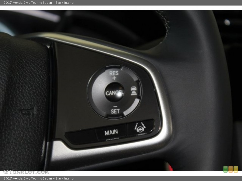 Black Interior Controls for the 2017 Honda Civic Touring Sedan #118770457