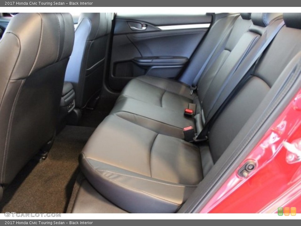 Black Interior Rear Seat for the 2017 Honda Civic Touring Sedan #118770652