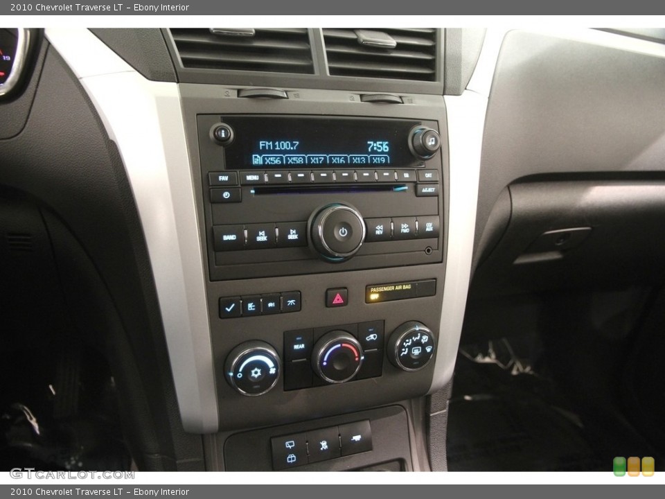 Ebony Interior Controls for the 2010 Chevrolet Traverse LT #118771630