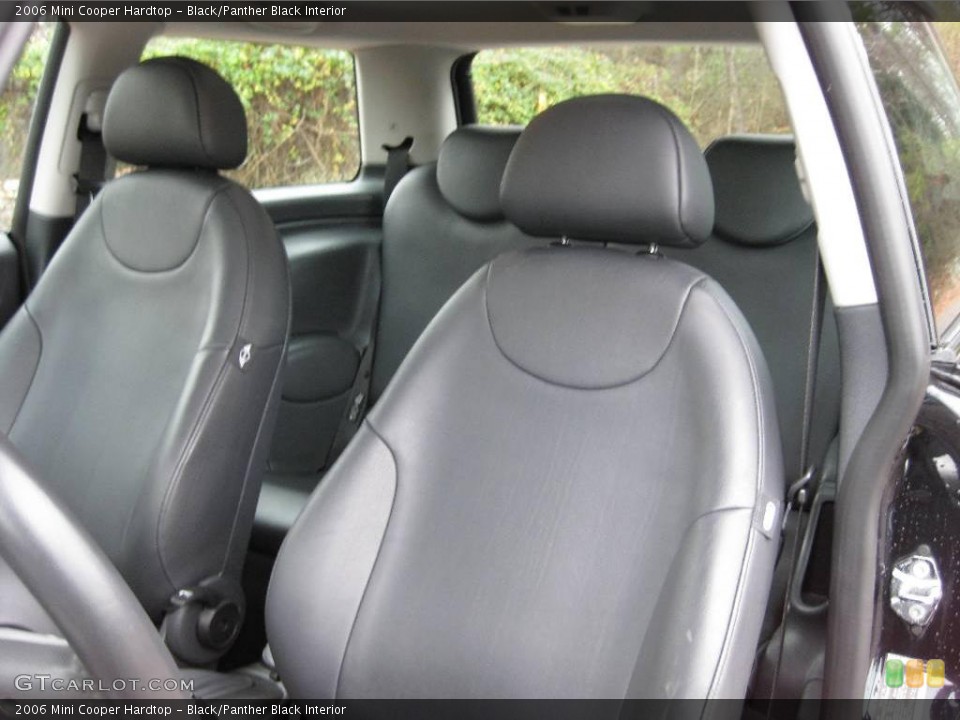 Black/Panther Black Interior Photo for the 2006 Mini Cooper Hardtop #11877364