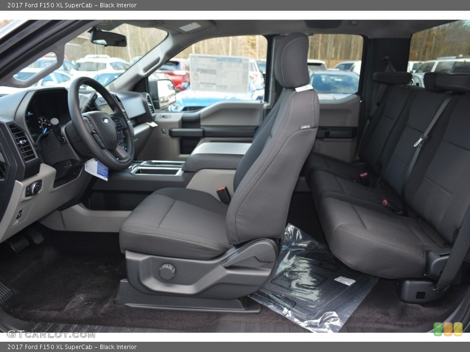 Black Interior Front Seat for the 2017 Ford F150 XL SuperCab #118777432