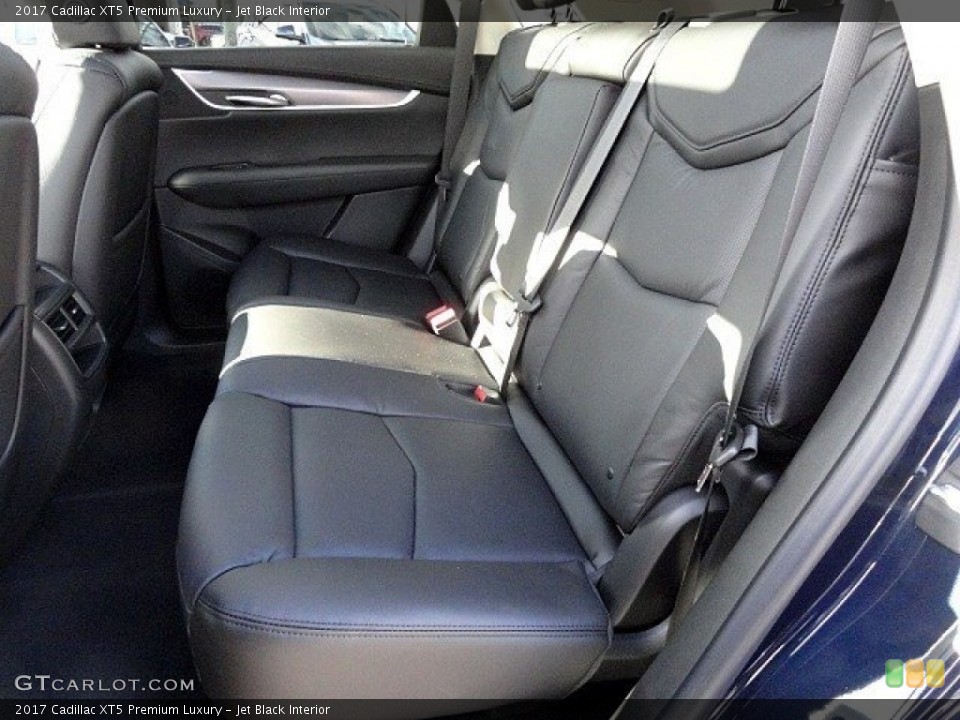Jet Black Interior Rear Seat for the 2017 Cadillac XT5 Premium Luxury #118778482