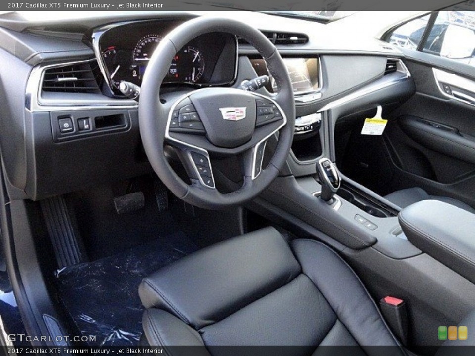 Jet Black Interior Photo for the 2017 Cadillac XT5 Premium Luxury #118778596