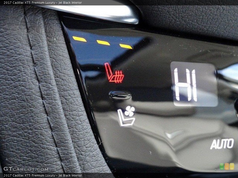 Jet Black Interior Controls for the 2017 Cadillac XT5 Premium Luxury #118778656