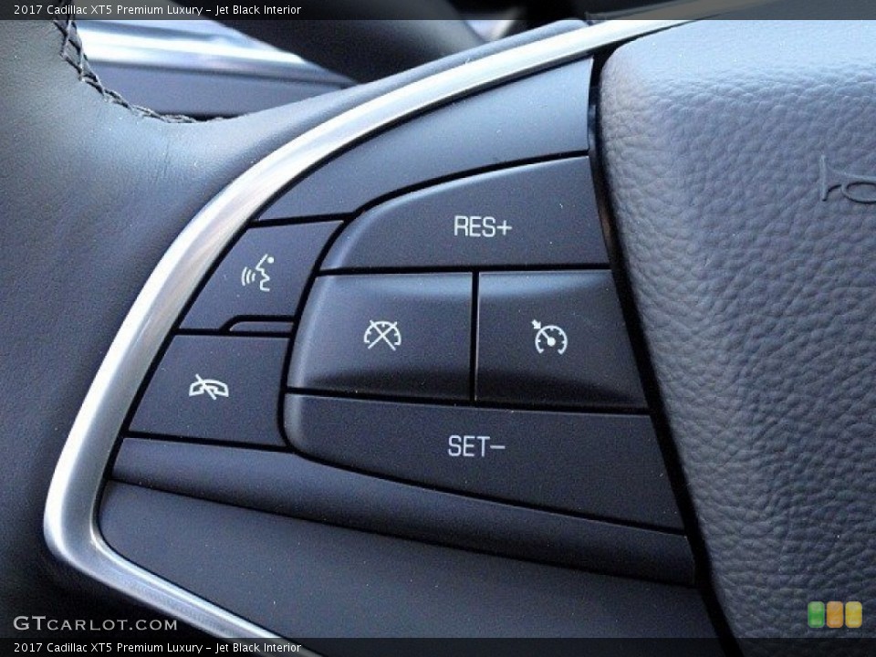 Jet Black Interior Controls for the 2017 Cadillac XT5 Premium Luxury #118778773
