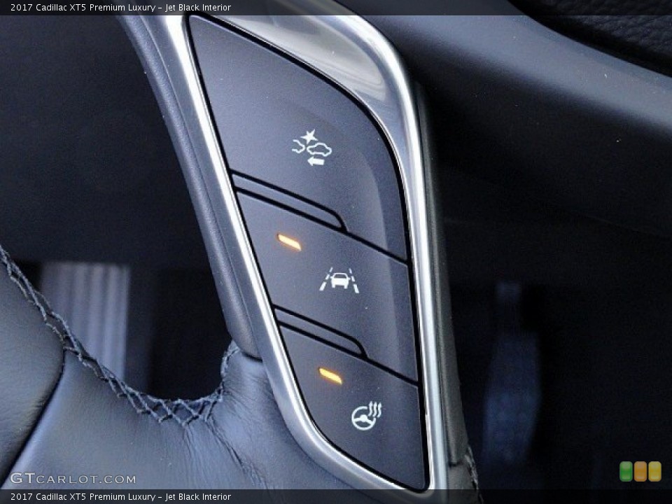 Jet Black Interior Controls for the 2017 Cadillac XT5 Premium Luxury #118778791