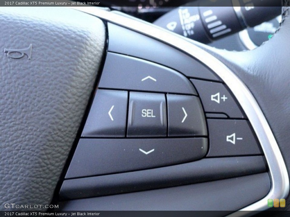 Jet Black Interior Controls for the 2017 Cadillac XT5 Premium Luxury #118778812