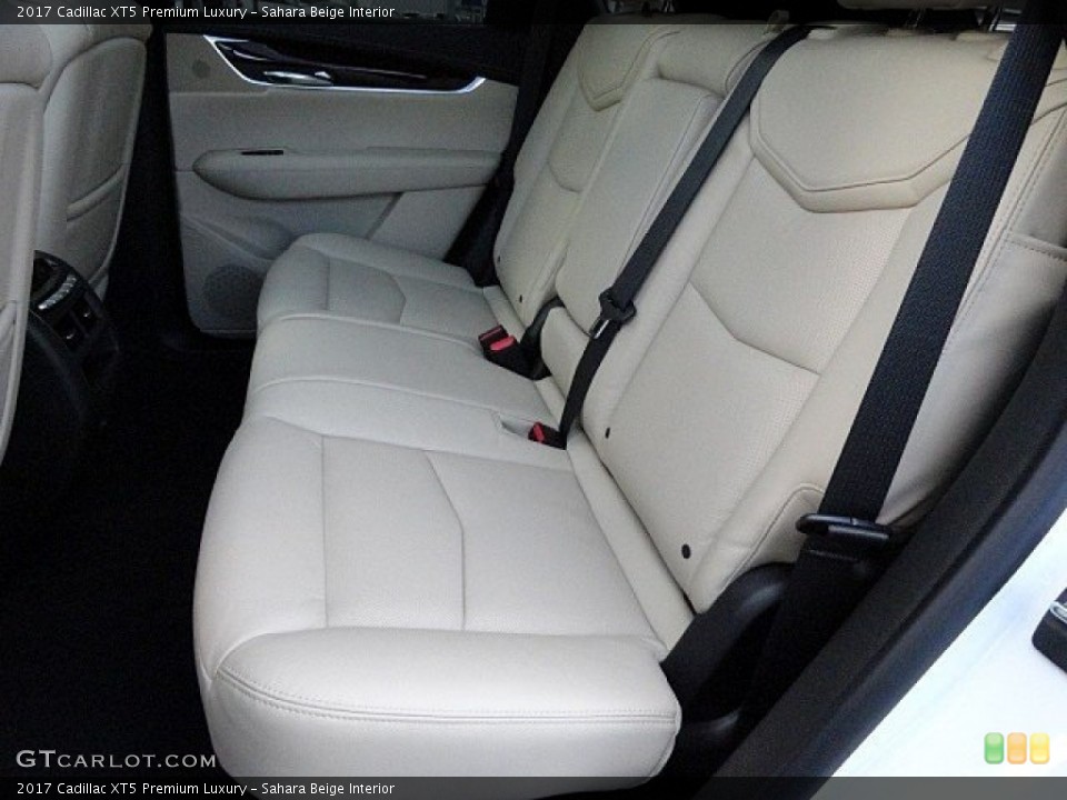 Sahara Beige Interior Rear Seat for the 2017 Cadillac XT5 Premium Luxury #118779826