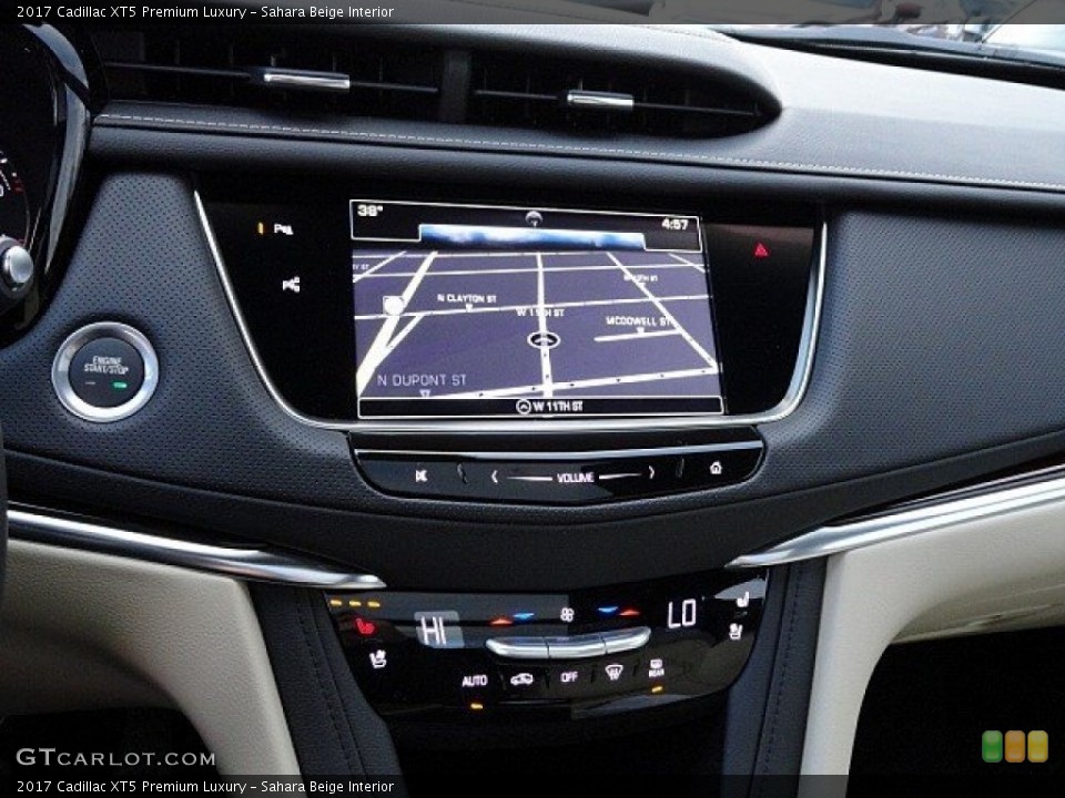 Sahara Beige Interior Navigation for the 2017 Cadillac XT5 Premium Luxury #118779971