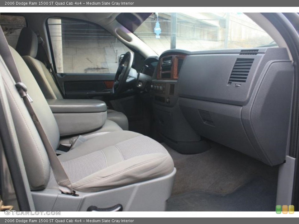Medium Slate Gray Interior Photo for the 2006 Dodge Ram 1500 ST Quad Cab 4x4 #118780024