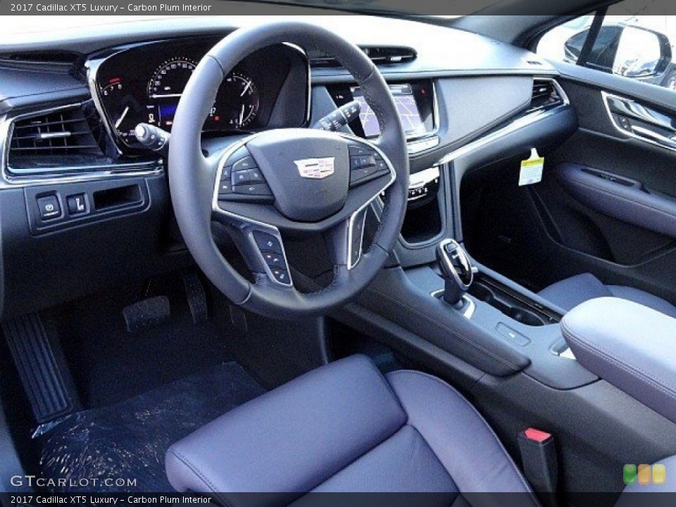 Carbon Plum 2017 Cadillac XT5 Interiors