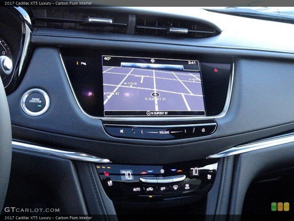 Carbon Plum Interior Navigation for the 2017 Cadillac XT5 Luxury #118782553