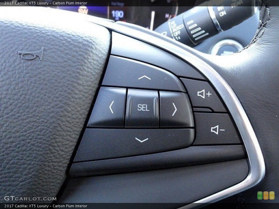Carbon Plum Interior Controls for the 2017 Cadillac XT5 Luxury #118782700