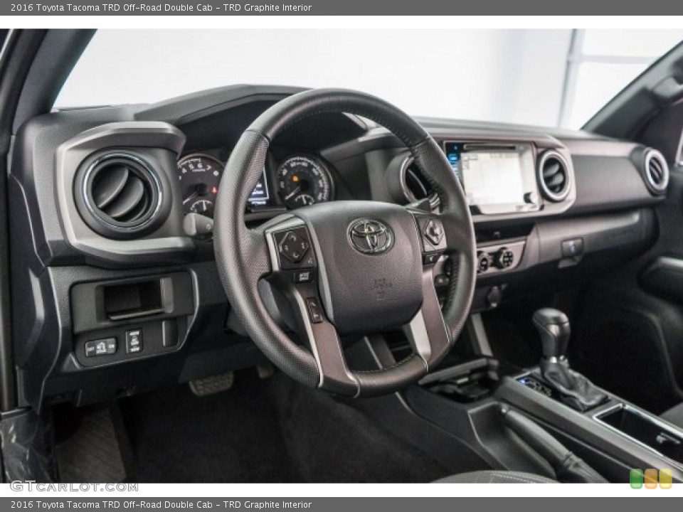 TRD Graphite Interior Dashboard for the 2016 Toyota Tacoma TRD Off-Road Double Cab #118784128