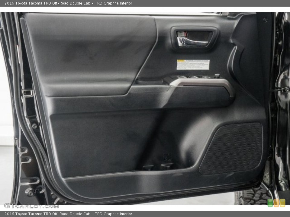 TRD Graphite Interior Door Panel for the 2016 Toyota Tacoma TRD Off-Road Double Cab #118784185