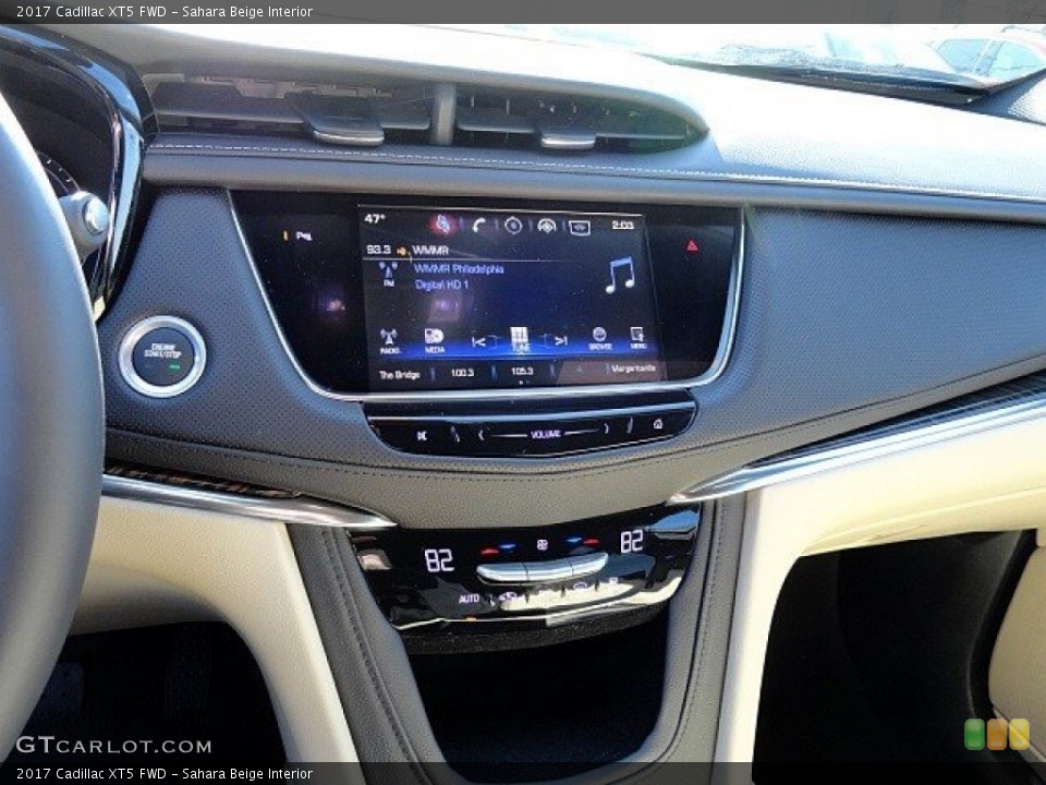 Sahara Beige Interior Controls for the 2017 Cadillac XT5 FWD #118785823