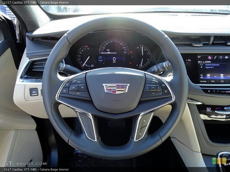 Sahara Beige Interior Steering Wheel for the 2017 Cadillac XT5 FWD #118785892