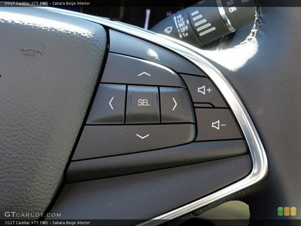 Sahara Beige Interior Controls for the 2017 Cadillac XT5 FWD #118785931