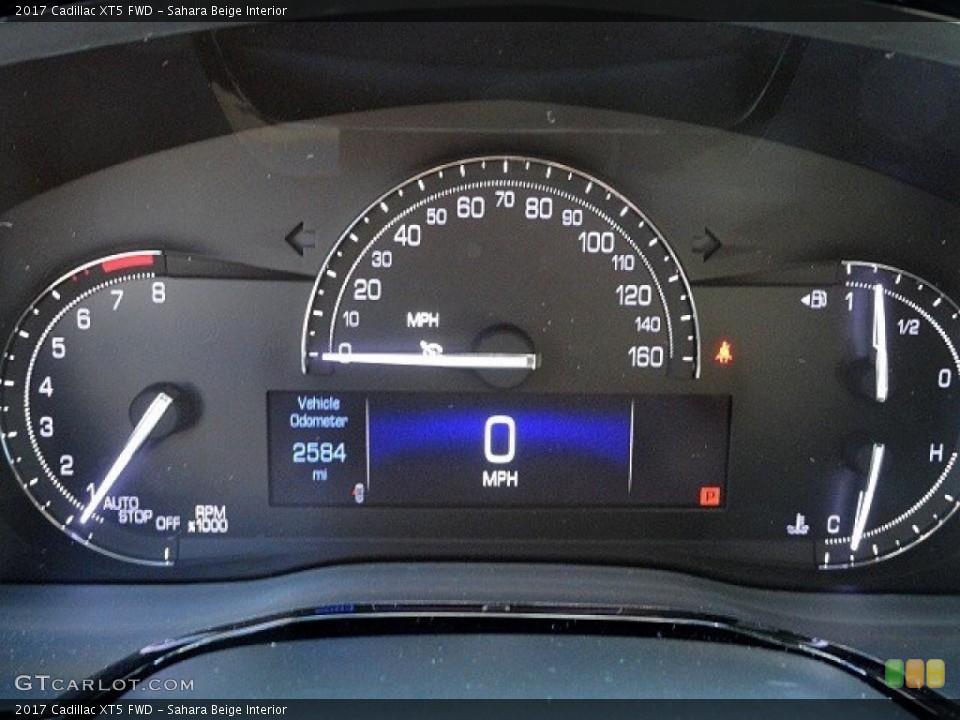 Sahara Beige Interior Gauges for the 2017 Cadillac XT5 FWD #118785958