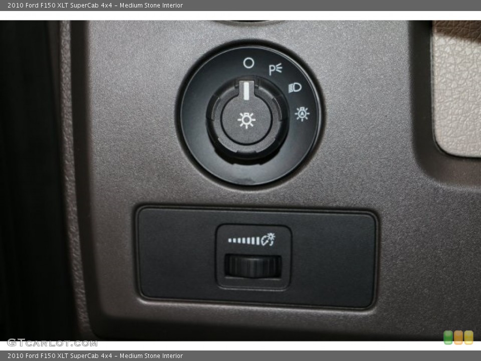 Medium Stone Interior Controls for the 2010 Ford F150 XLT SuperCab 4x4 #118786045