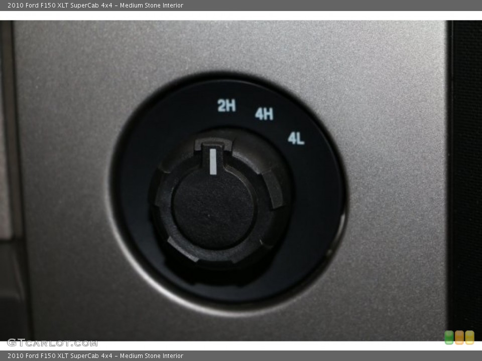 Medium Stone Interior Controls for the 2010 Ford F150 XLT SuperCab 4x4 #118786117