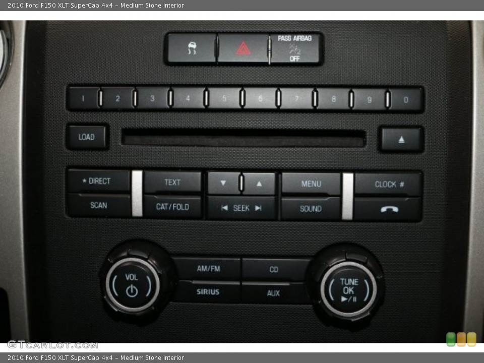 Medium Stone Interior Controls for the 2010 Ford F150 XLT SuperCab 4x4 #118786129