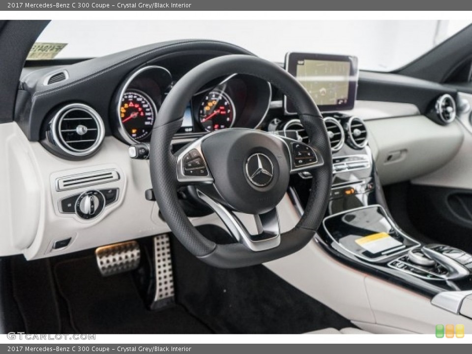 Crystal Grey/Black Interior Dashboard for the 2017 Mercedes-Benz C 300 Coupe #118786873