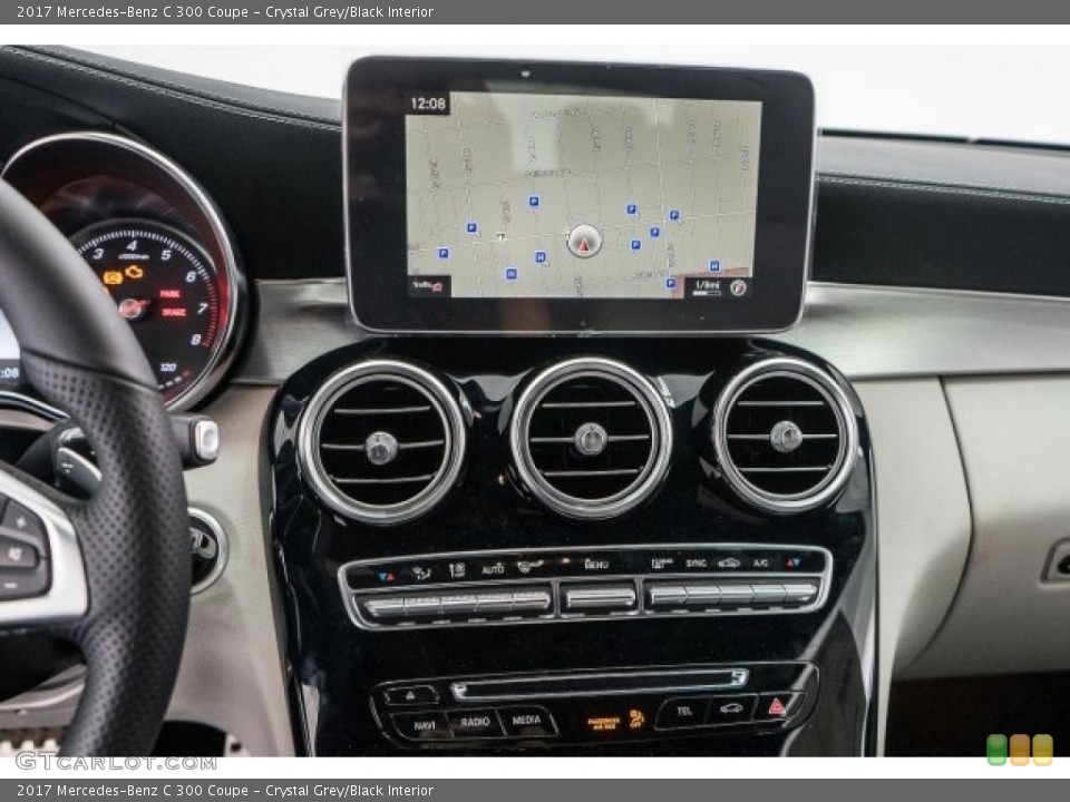Crystal Grey/Black Interior Navigation for the 2017 Mercedes-Benz C 300 Coupe #118786915
