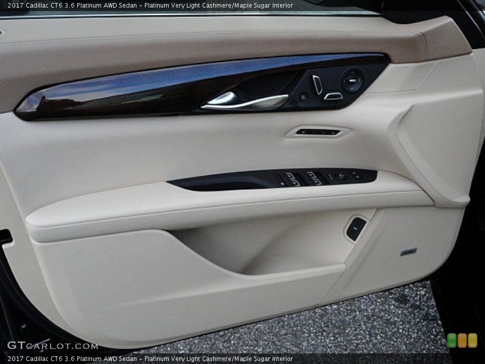 Platinum Very Light Cashmere/Maple Sugar Interior Door Panel for the 2017 Cadillac CT6 3.6 Platinum AWD Sedan #118786951