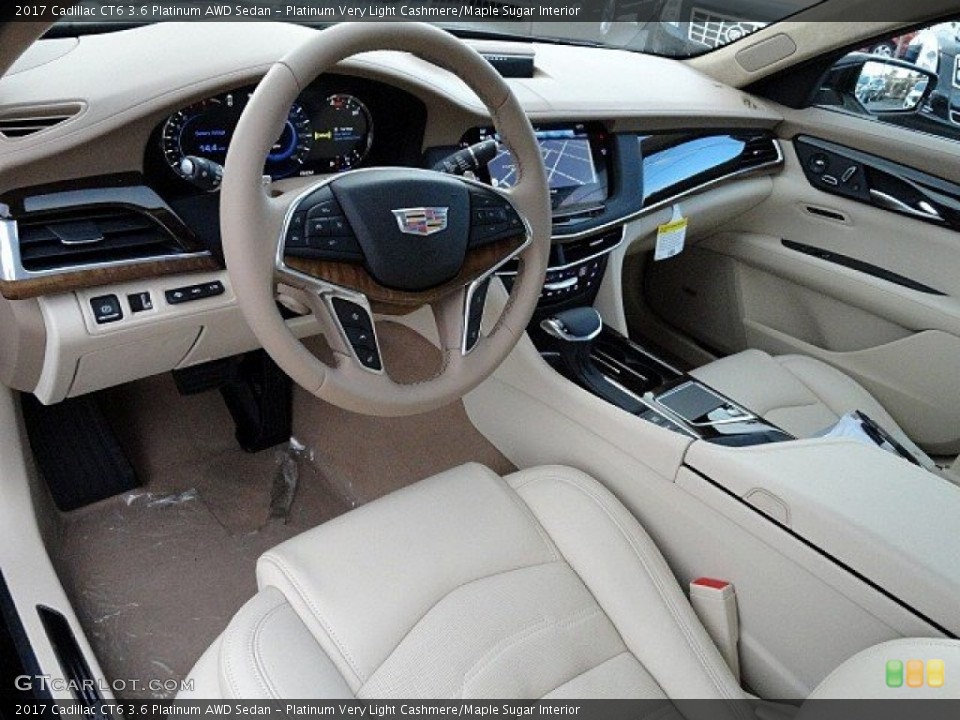 Platinum Very Light Cashmere/Maple Sugar Interior Photo for the 2017 Cadillac CT6 3.6 Platinum AWD Sedan #118787020