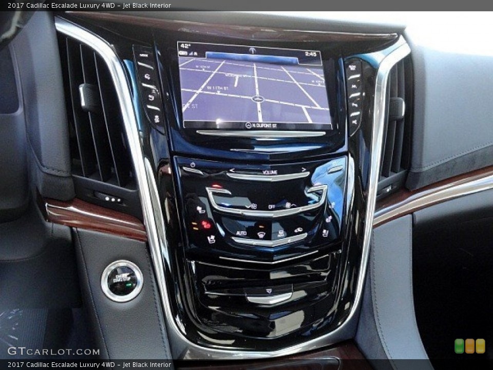 Jet Black Interior Controls for the 2017 Cadillac Escalade Luxury 4WD #118788718