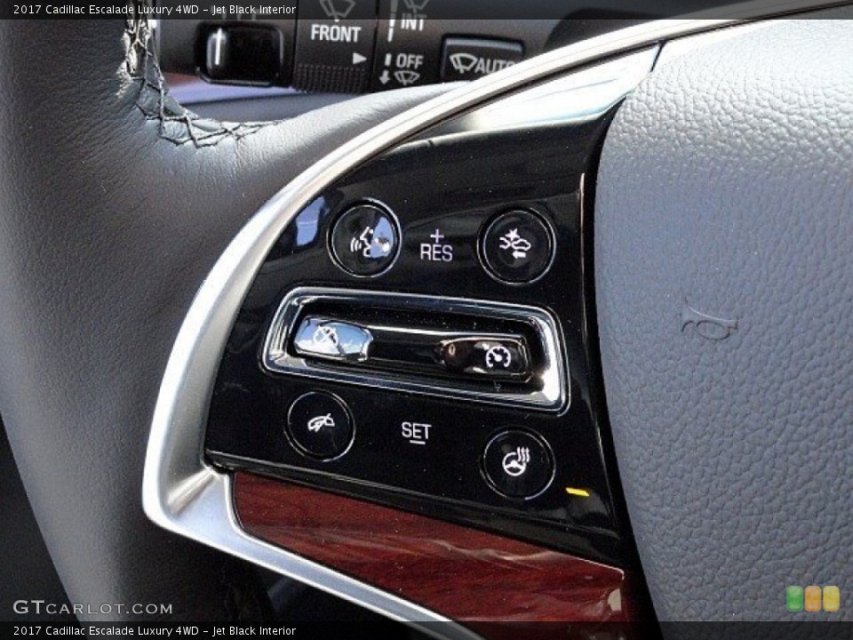 Jet Black Interior Controls for the 2017 Cadillac Escalade Luxury 4WD #118788814