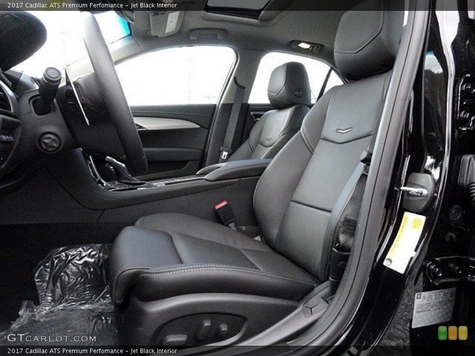Jet Black Interior Front Seat for the 2017 Cadillac ATS Premium Perfomance #118790347