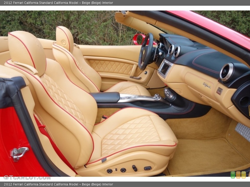 Beige (Beige) Interior Front Seat for the 2012 Ferrari California  #118790416