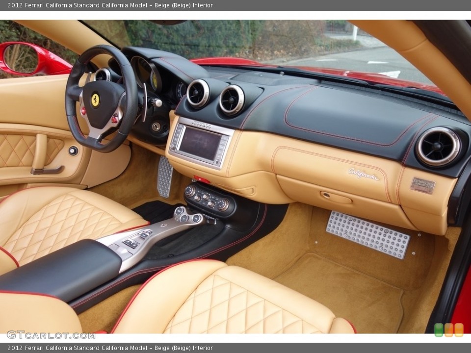 Beige (Beige) Interior Dashboard for the 2012 Ferrari California  #118790428