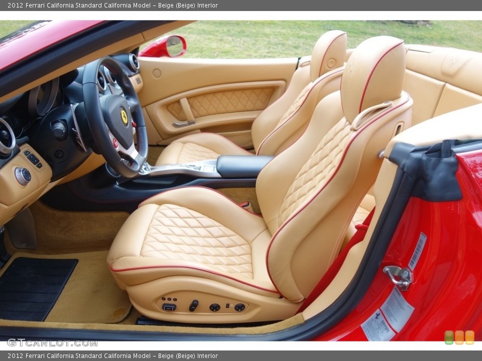 Beige (Beige) Interior Front Seat for the 2012 Ferrari California  #118790461